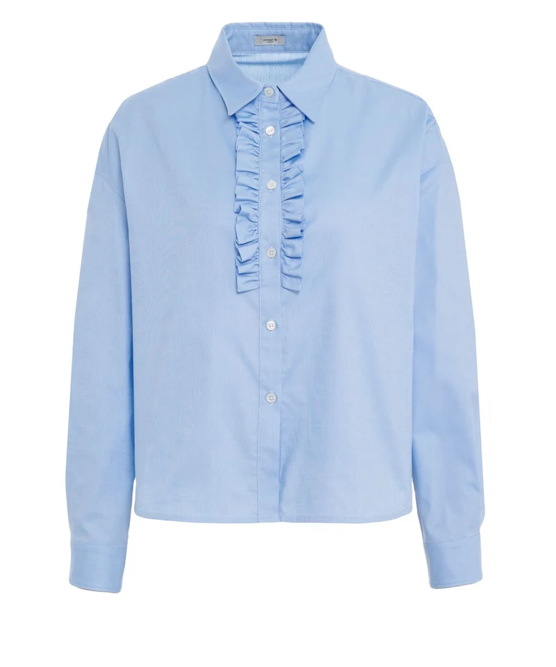 Blusa con dettagli di ruches