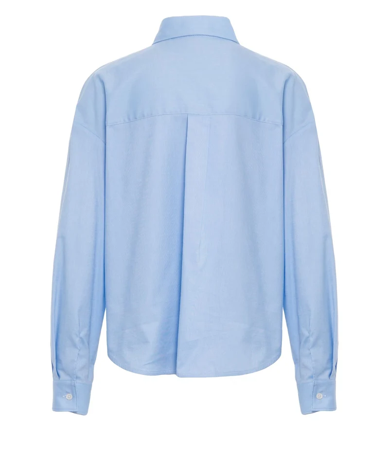 Blusa con dettagli di ruches