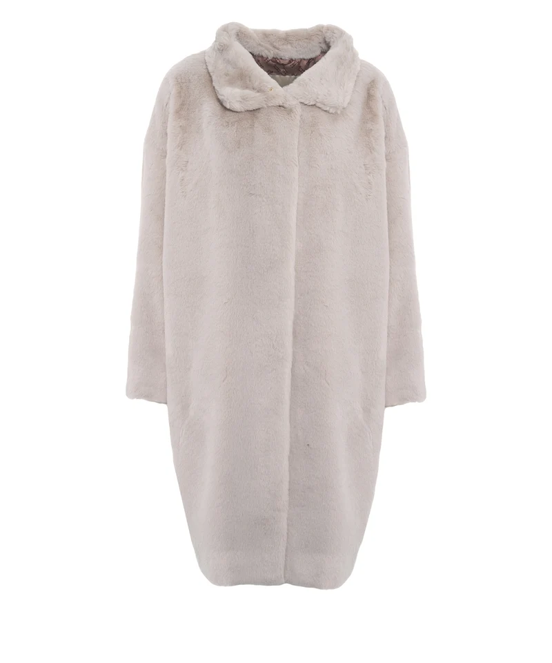 Cappotto in ecopelliccia
