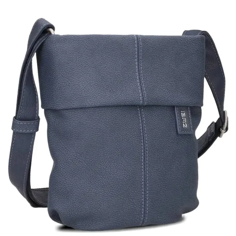 zwei Mademoiselle M45 - Bolso de hombro 22 cm (nubuk-blue)
