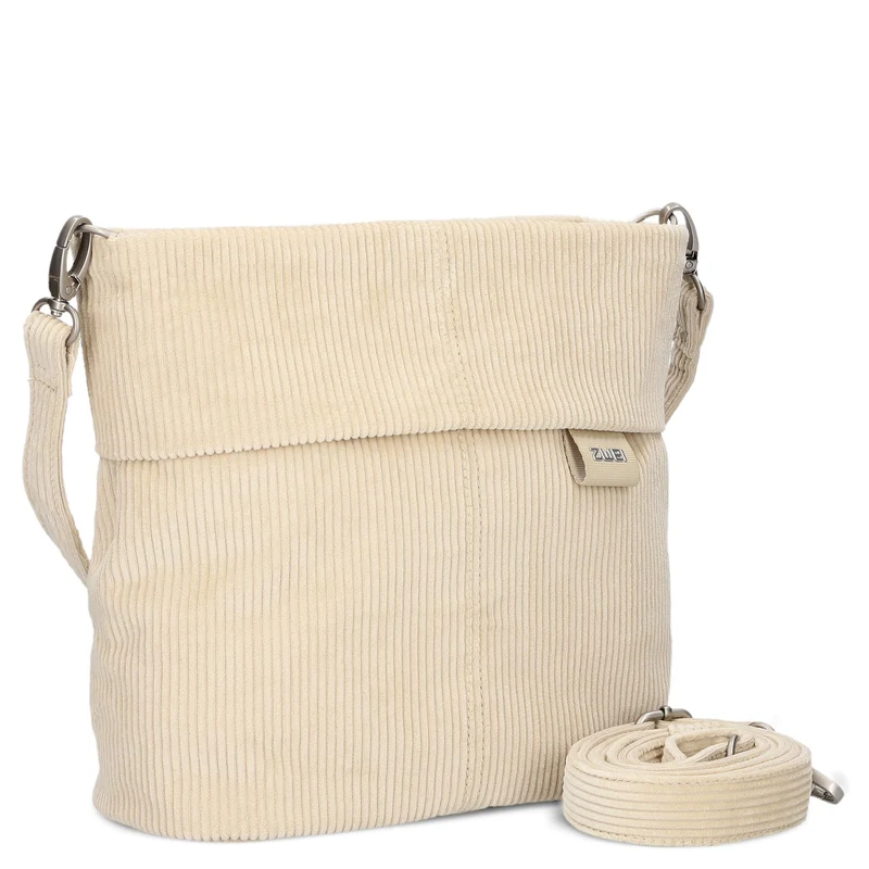 zwei Mademoiselle M8 - Bolso de hombro 25 cm (cord-creme)
