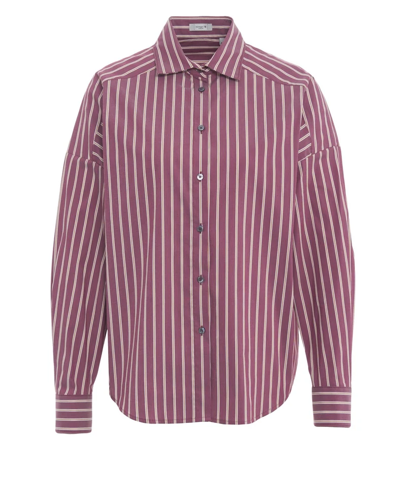 Camicia con fantasia a righe