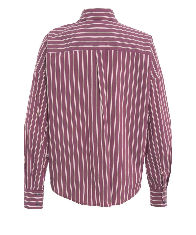Camicia con fantasia a righe