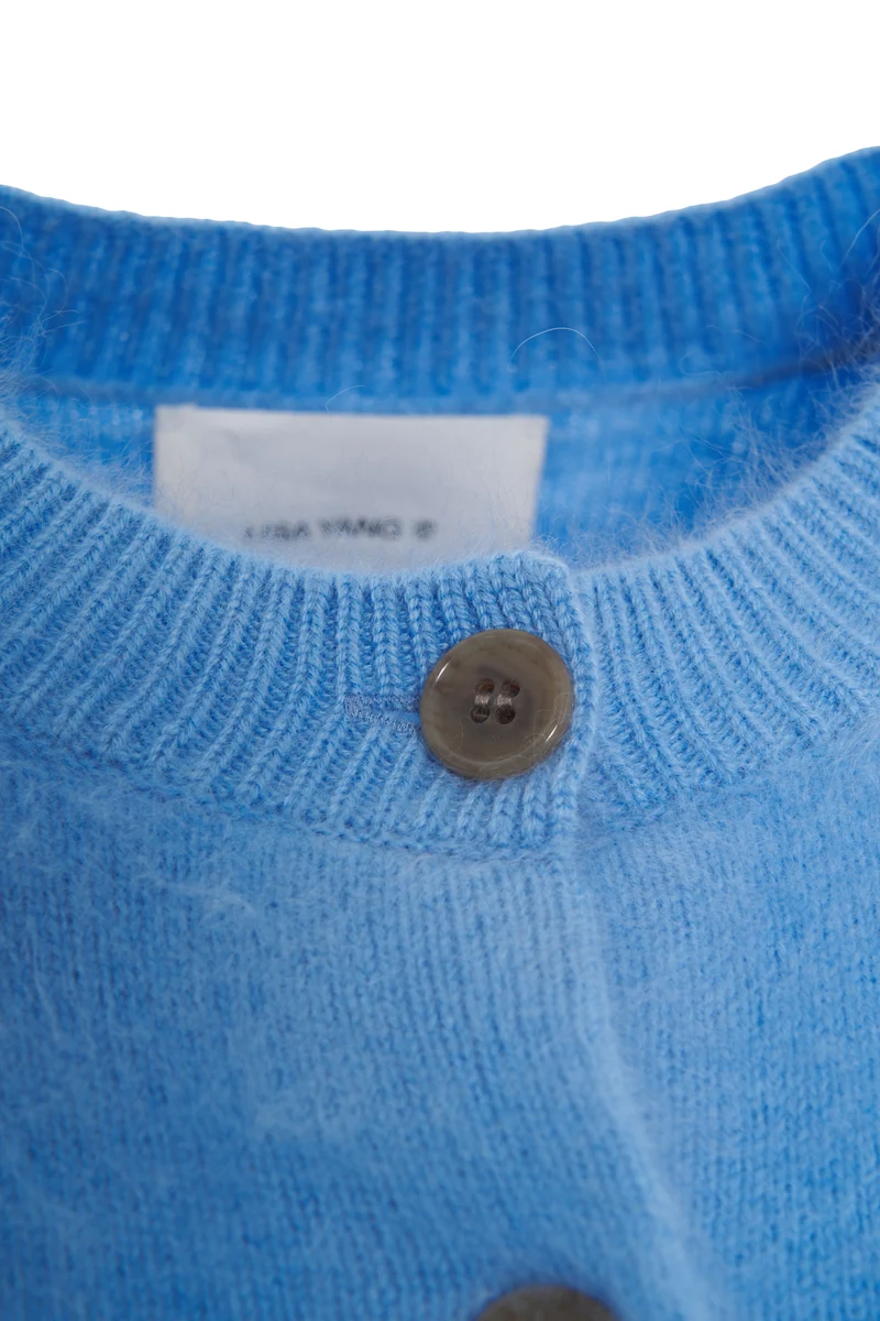 Cardigan in cashmere 'Azalea'