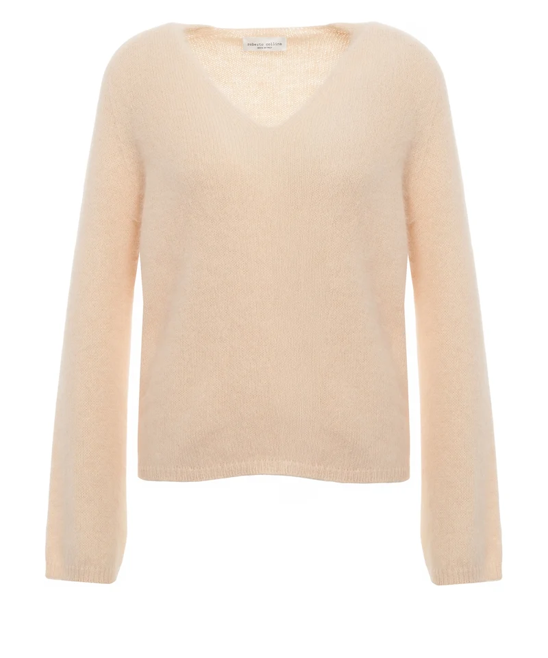 Maglione con scollo a v