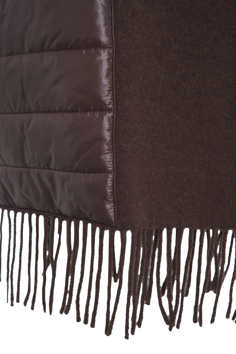 Cape con dettagli con frange