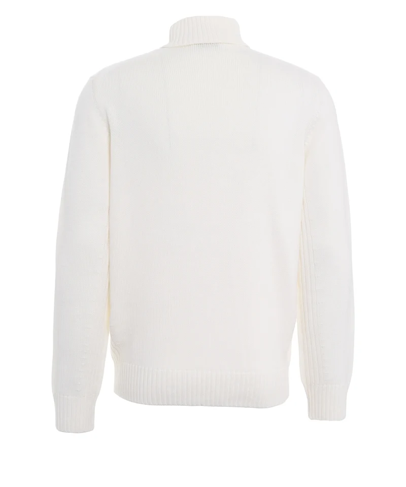 Maglione a collo alto in lana