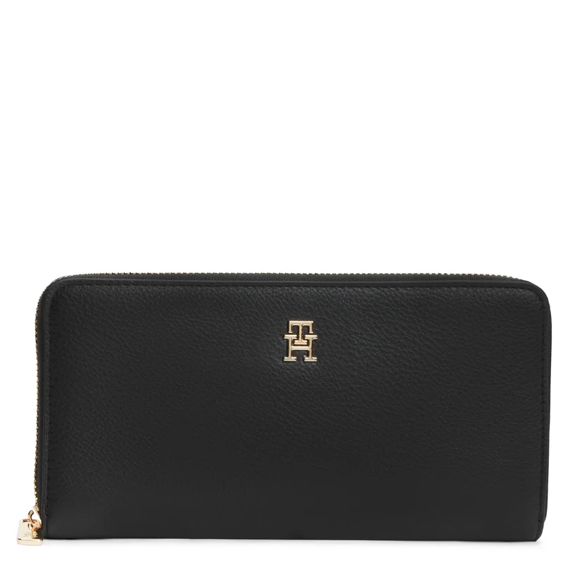 Tommy Hilfiger Icon Large - Cartera 12cc 20 cm (black)