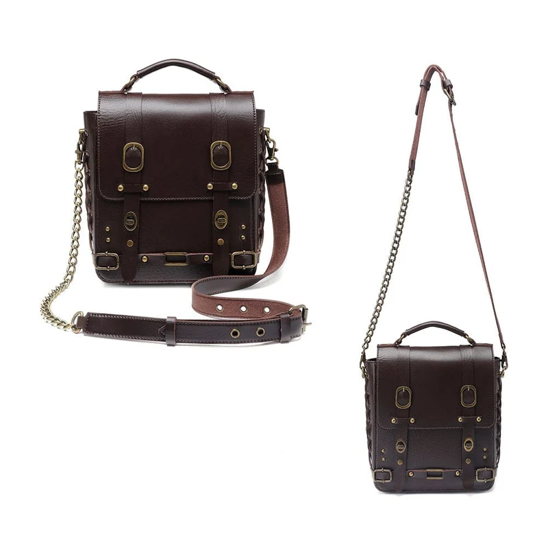 Rucksack mit Steampunk-Riemenschnalle