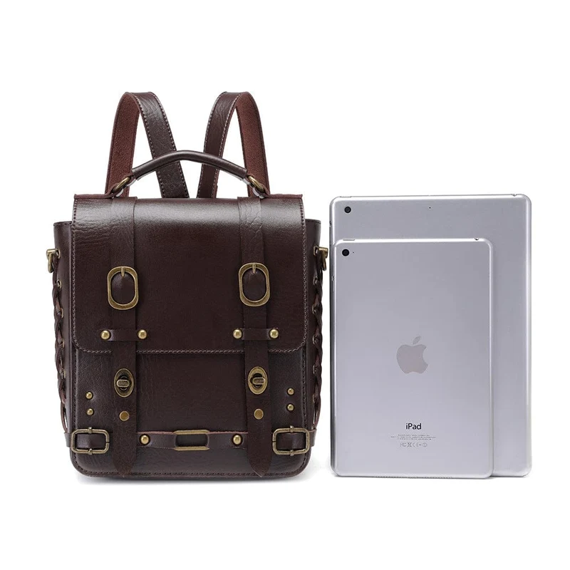 Rucksack mit Steampunk-Riemenschnalle