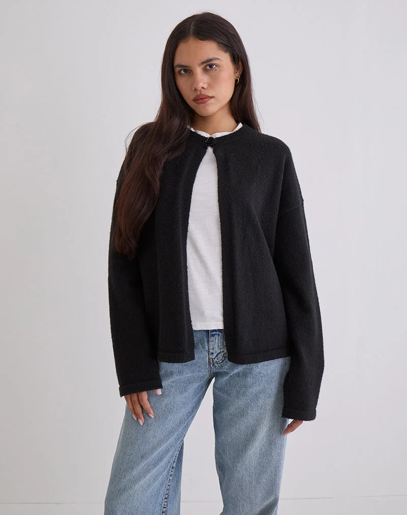 Maureen Strickjacke in Schwarz
