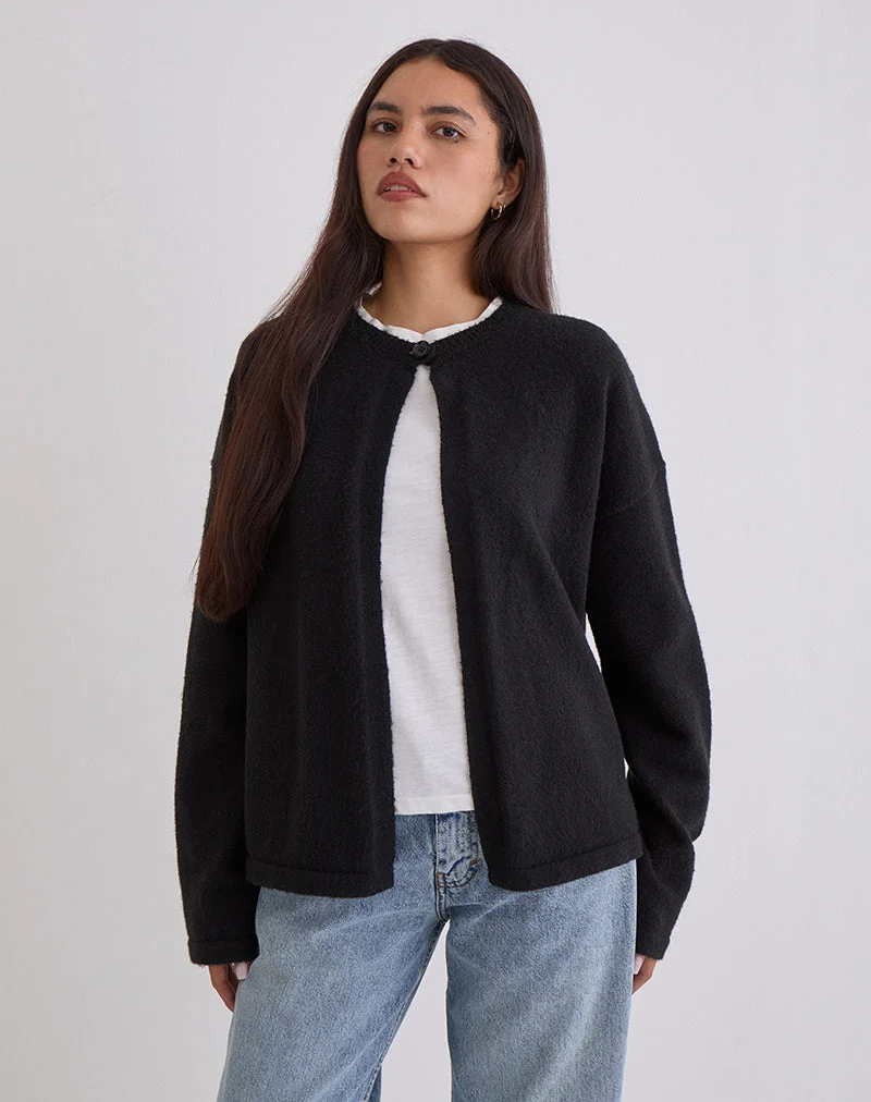 Maureen Strickjacke in Schwarz