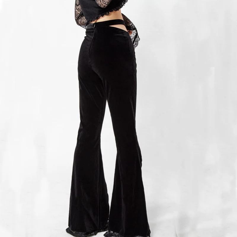 Damen-Splice-Splice-Spitzenhose im Gothic-Stil