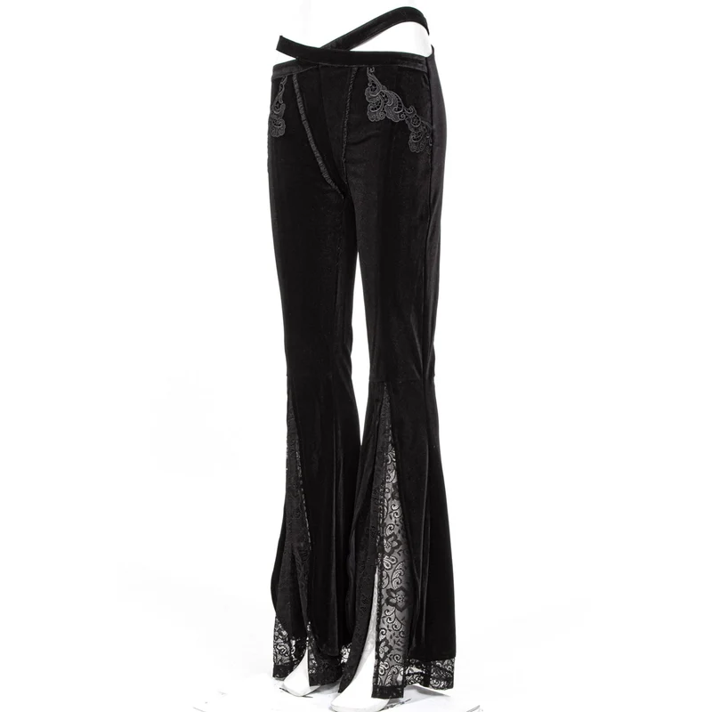 Damen-Splice-Splice-Spitzenhose im Gothic-Stil