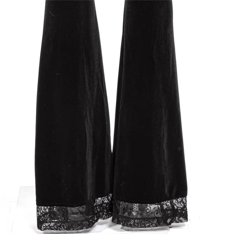Damen-Splice-Splice-Spitzenhose im Gothic-Stil