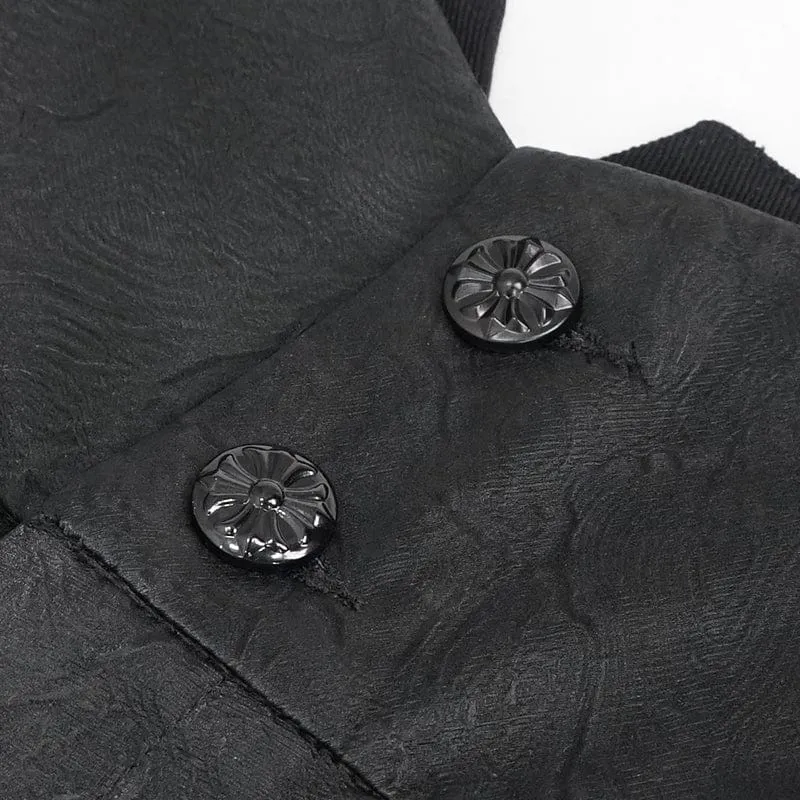 Gothic Riemchenhose mit hoher Taille für Herren