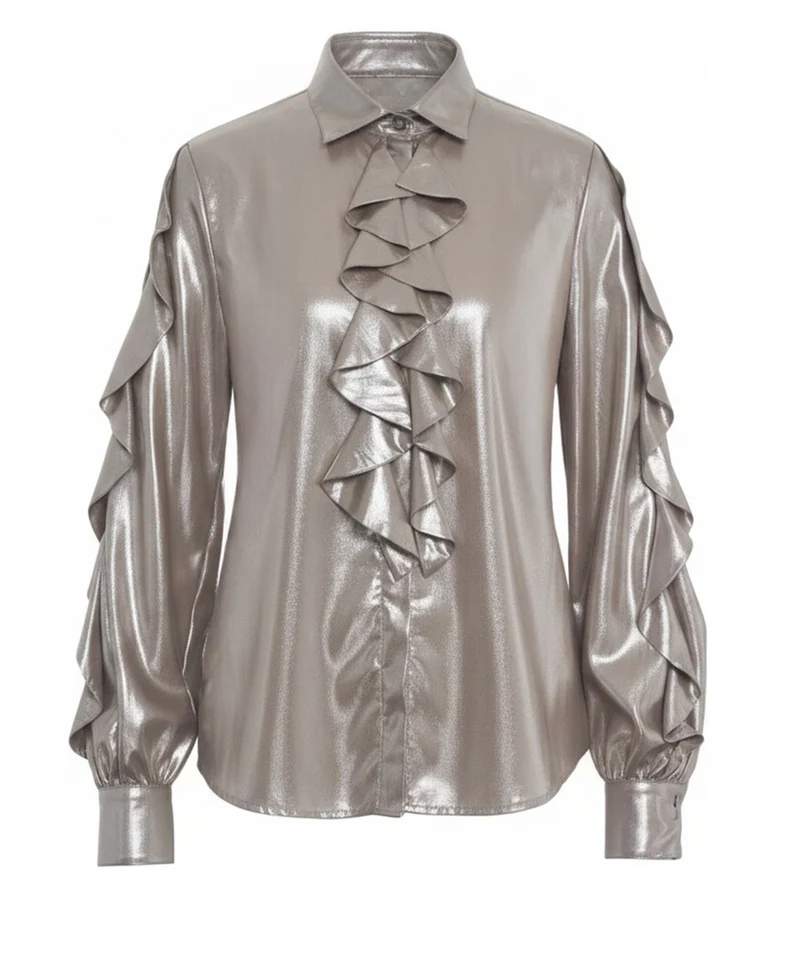 Blusa con ruches