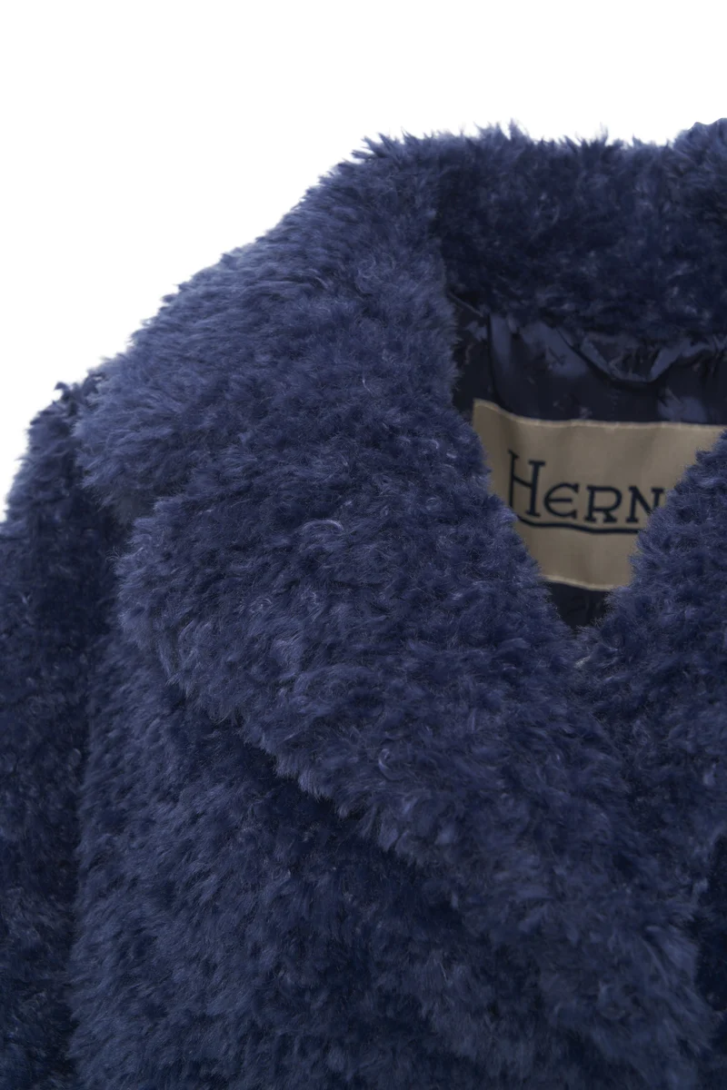 Cappotto in ecopelliccia