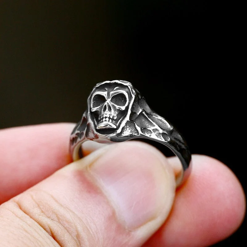 Punk-Schädelring für Herren