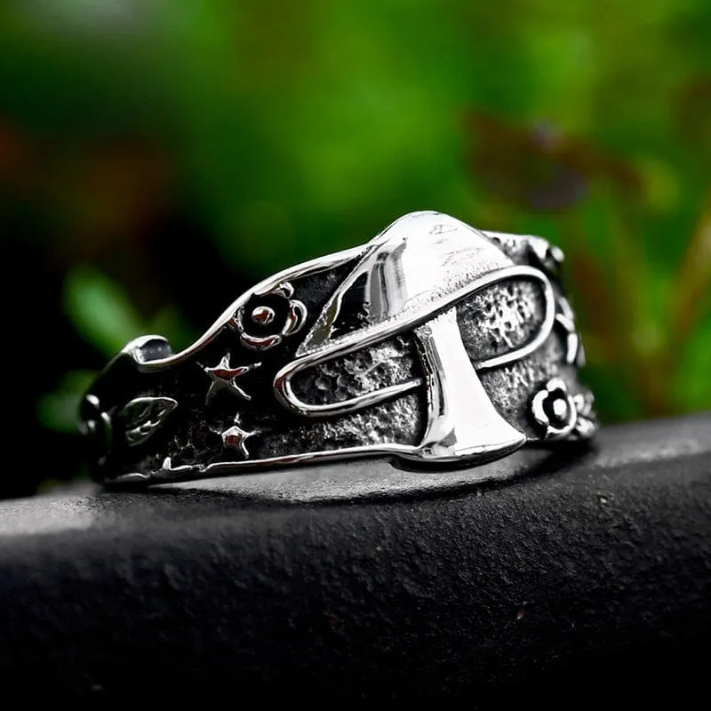Herren-Punk-Pilz-Sternring