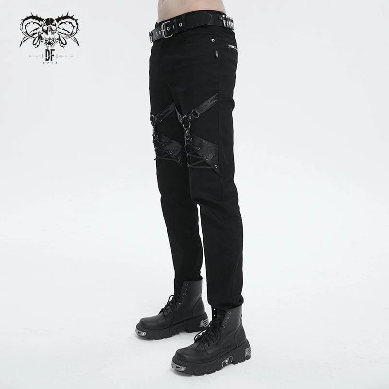 Splice-Hose mit Punk-Schnalle für Herren