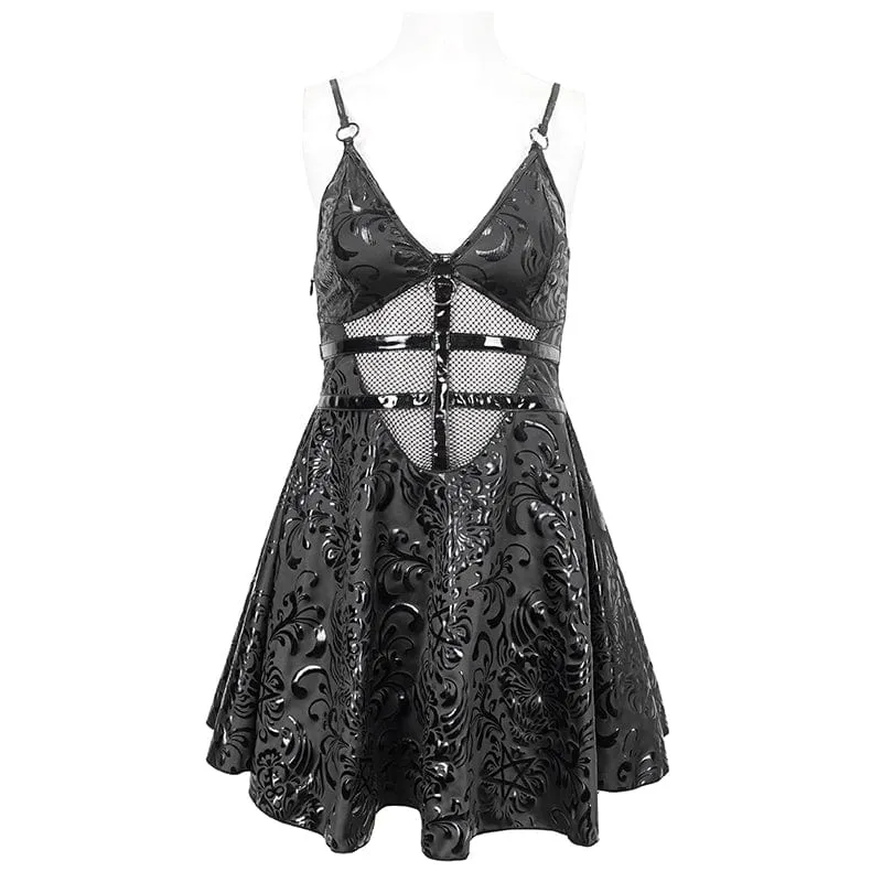 Gothic-Riemchen-Tauchkleid für Damen