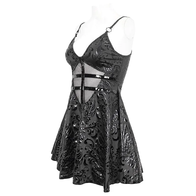 Gothic-Riemchen-Tauchkleid für Damen