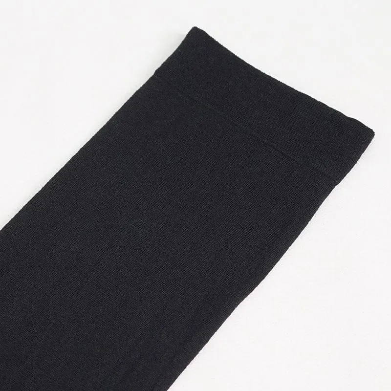 Damen Punk Asymmetrische Nietensocken mit Strumpfband