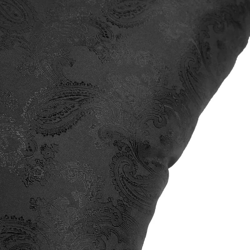 Innenkissen mit Gothic-Federdruck