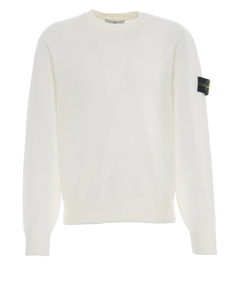 Maglione con patch logo