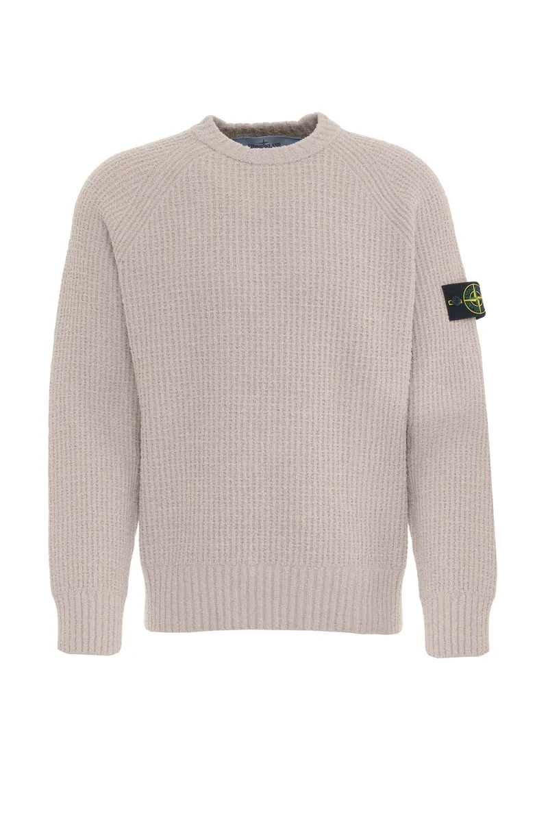 Maglione con patch logo