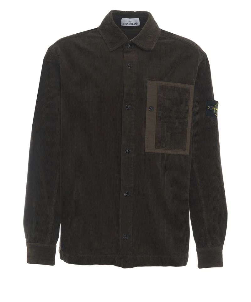 Overshirt in cotone