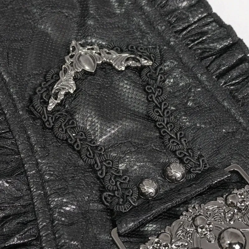 Gothic Perlen Rüschengürtel für Damen