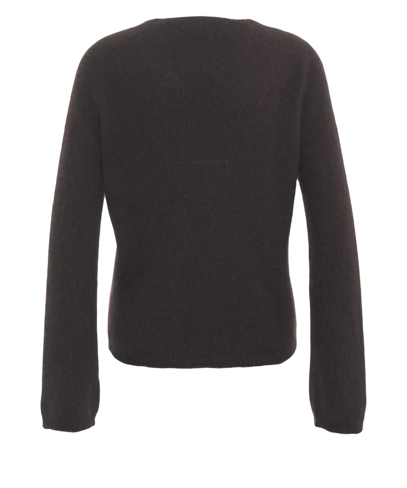 Maglione con scollo a v