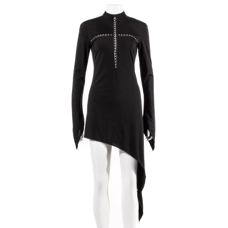 Unregelmäßiges Punk-Perlenkleid für Damen