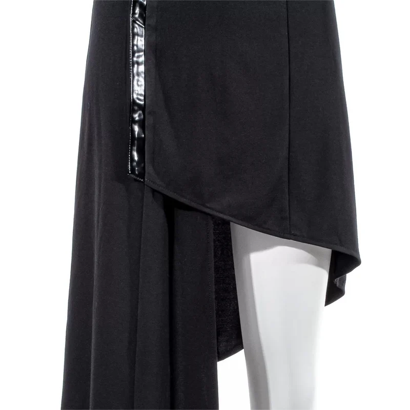 Unregelmäßiges Kleid mit Punk-Cheongsam-Kragen für Damen