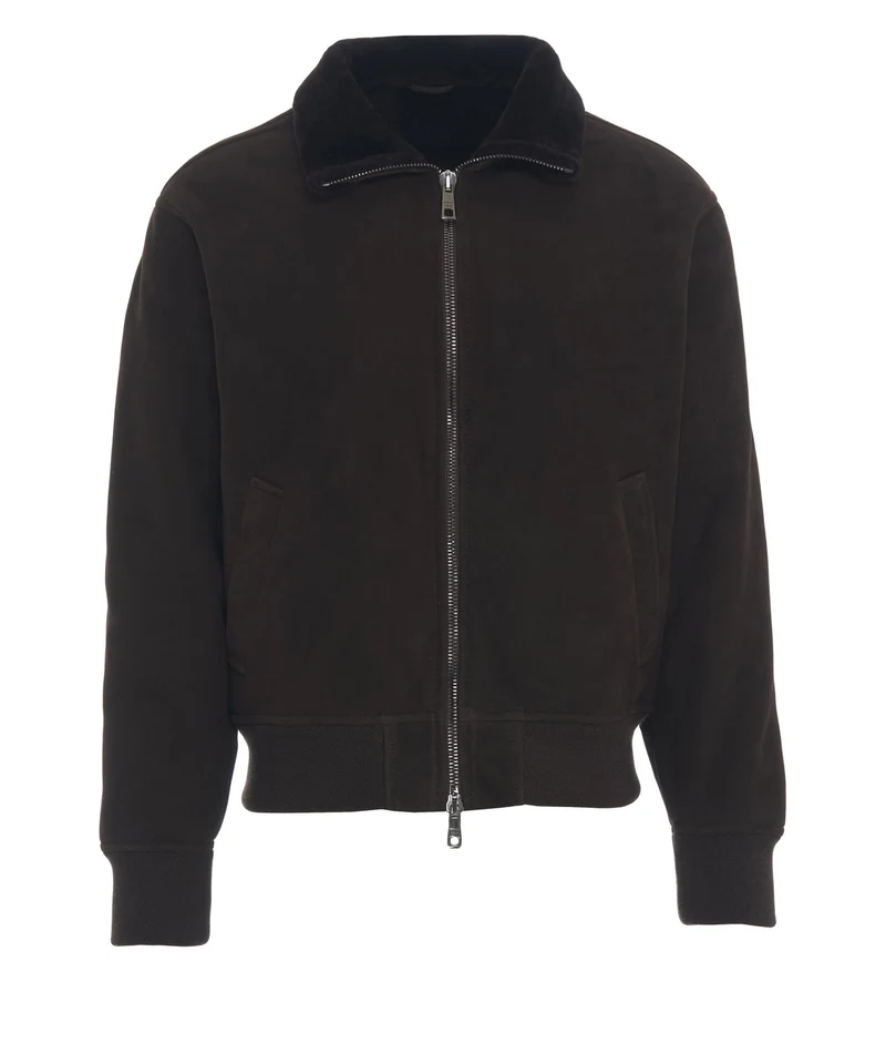 Giacca bomber in montone
