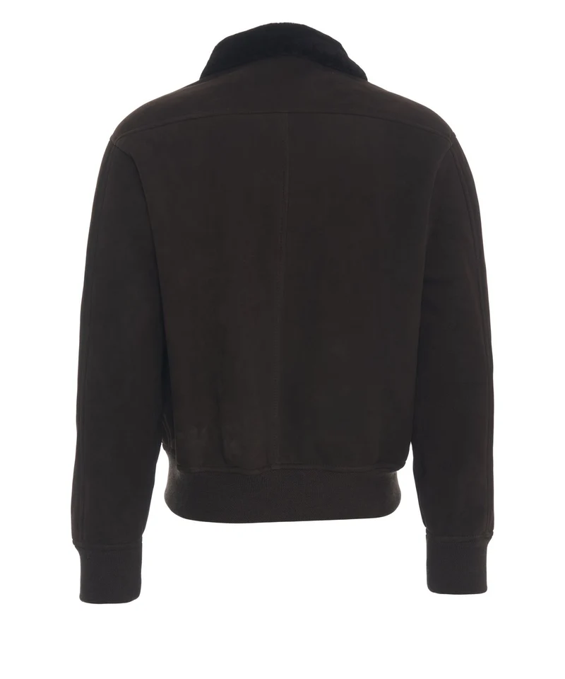 Giacca bomber in montone