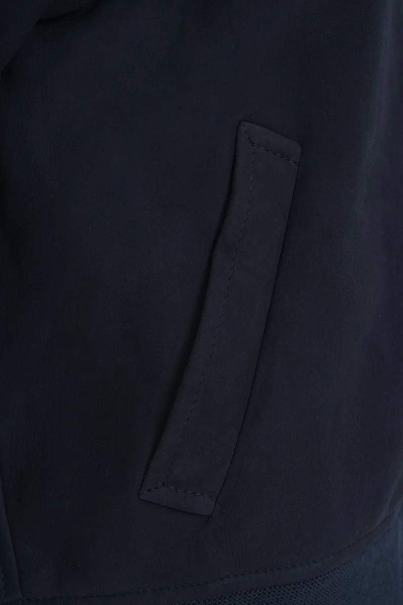 Giacca bomber in montone