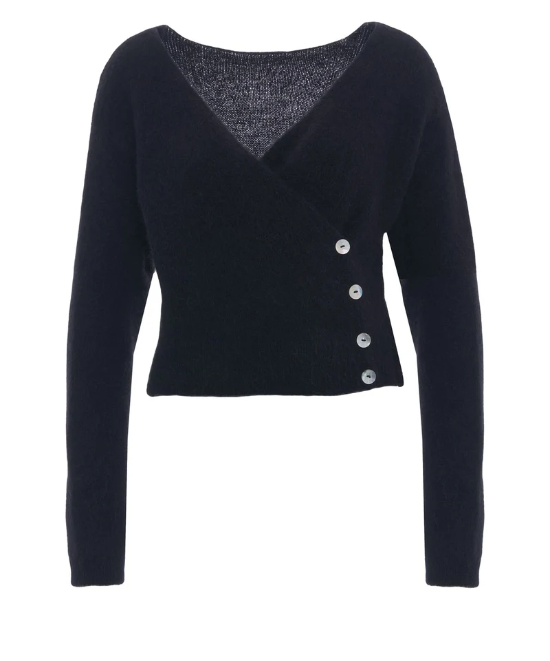Cardigan in alpaca 'Mariya'