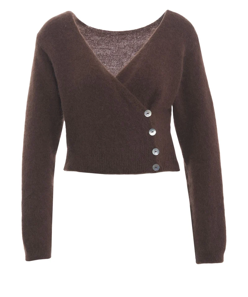Cardigan in alpaca 'Mariya'