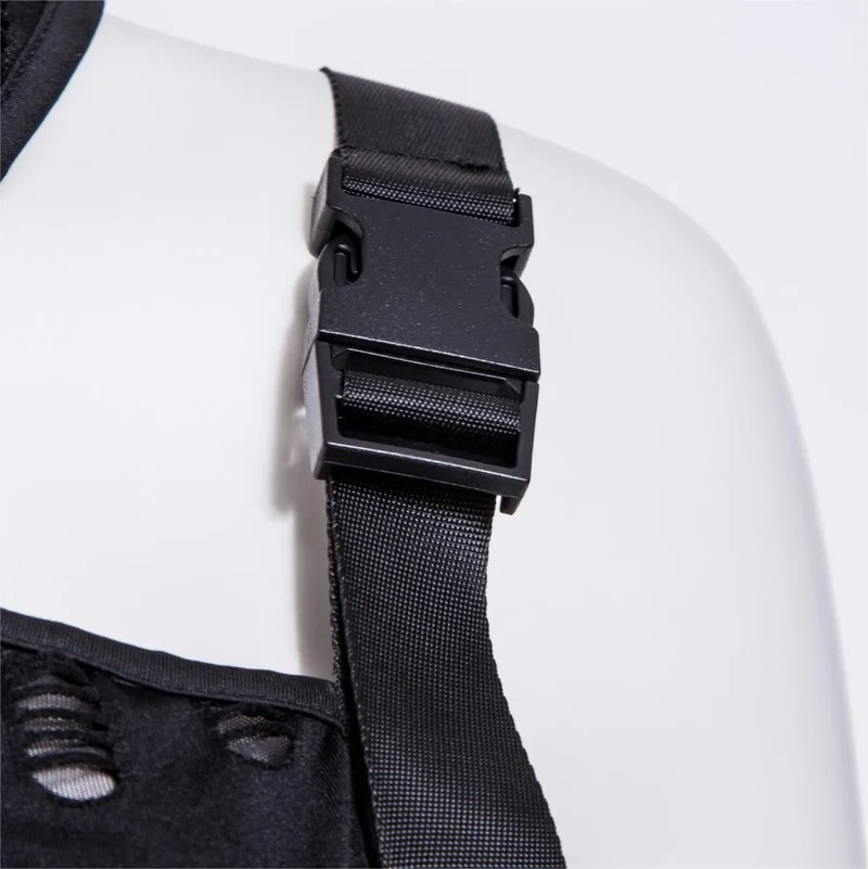 Grunge zerrissene Träger Splice Bustier für Damen