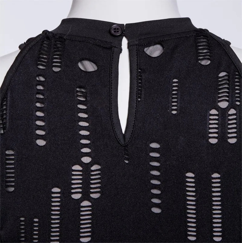 Grunge zerrissene Träger Splice Bustier für Damen