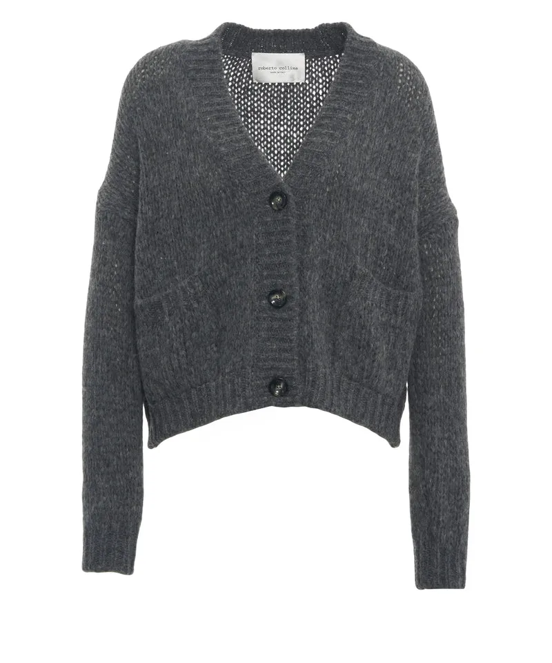 Cardigan in alpaca