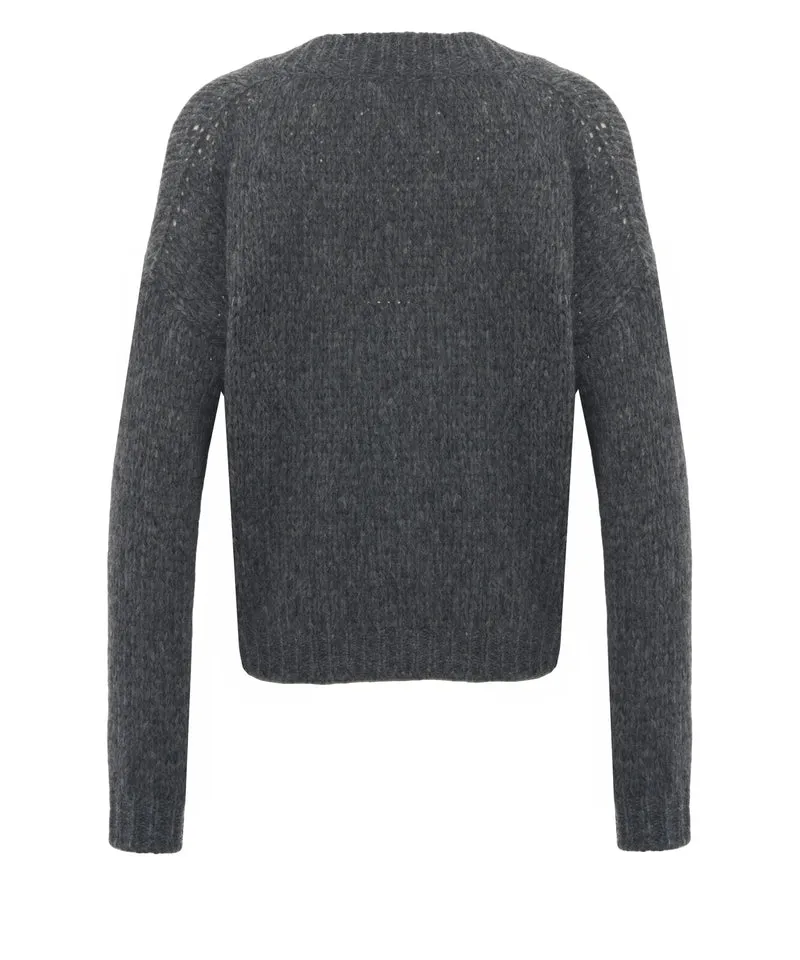 Cardigan in alpaca