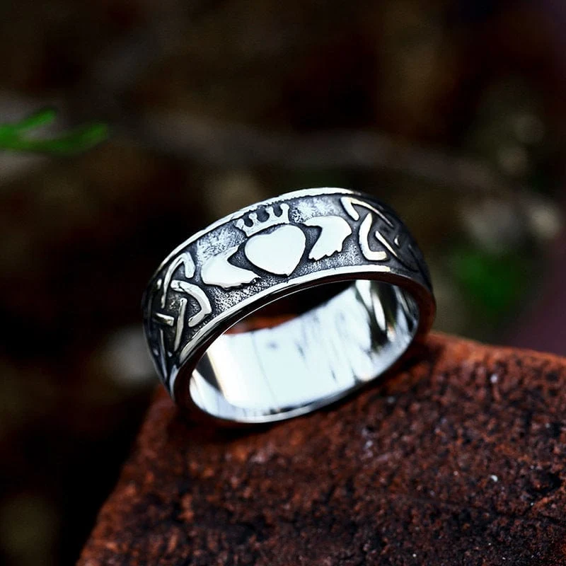 Keltischer Punk-Knotenring für Herren