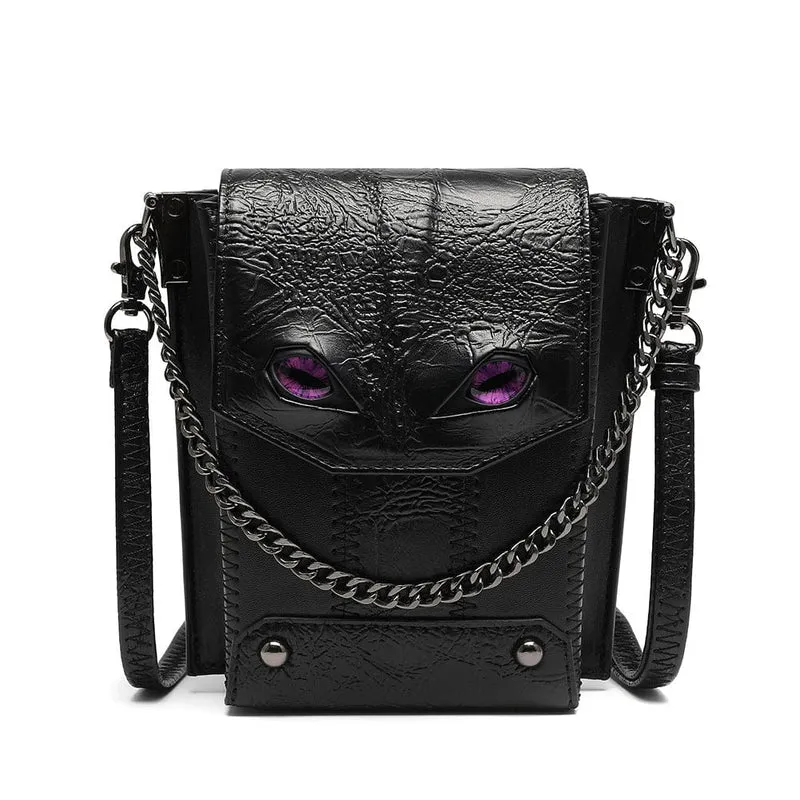 Damen Steampunk Evil Eyes Tasche