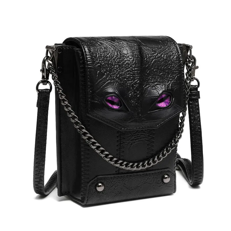 Damen Steampunk Evil Eyes Tasche
