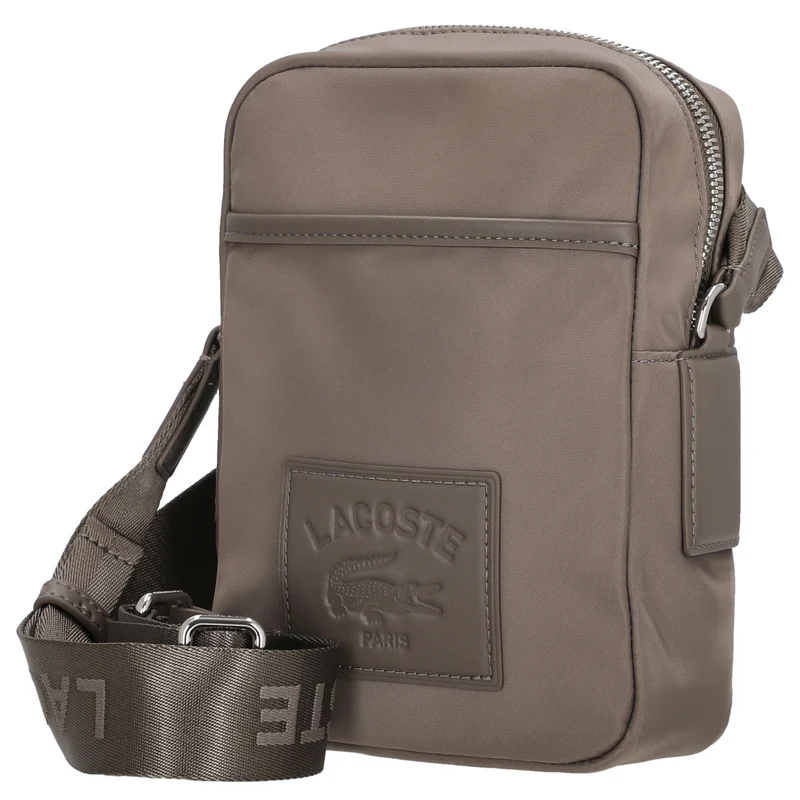 Lacoste Vertical Camera Bag - Bolso bandolera 22 cm (morel)