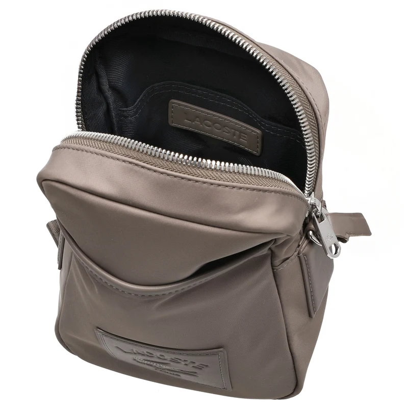 Lacoste Vertical Camera Bag - Bolso bandolera 22 cm (morel)